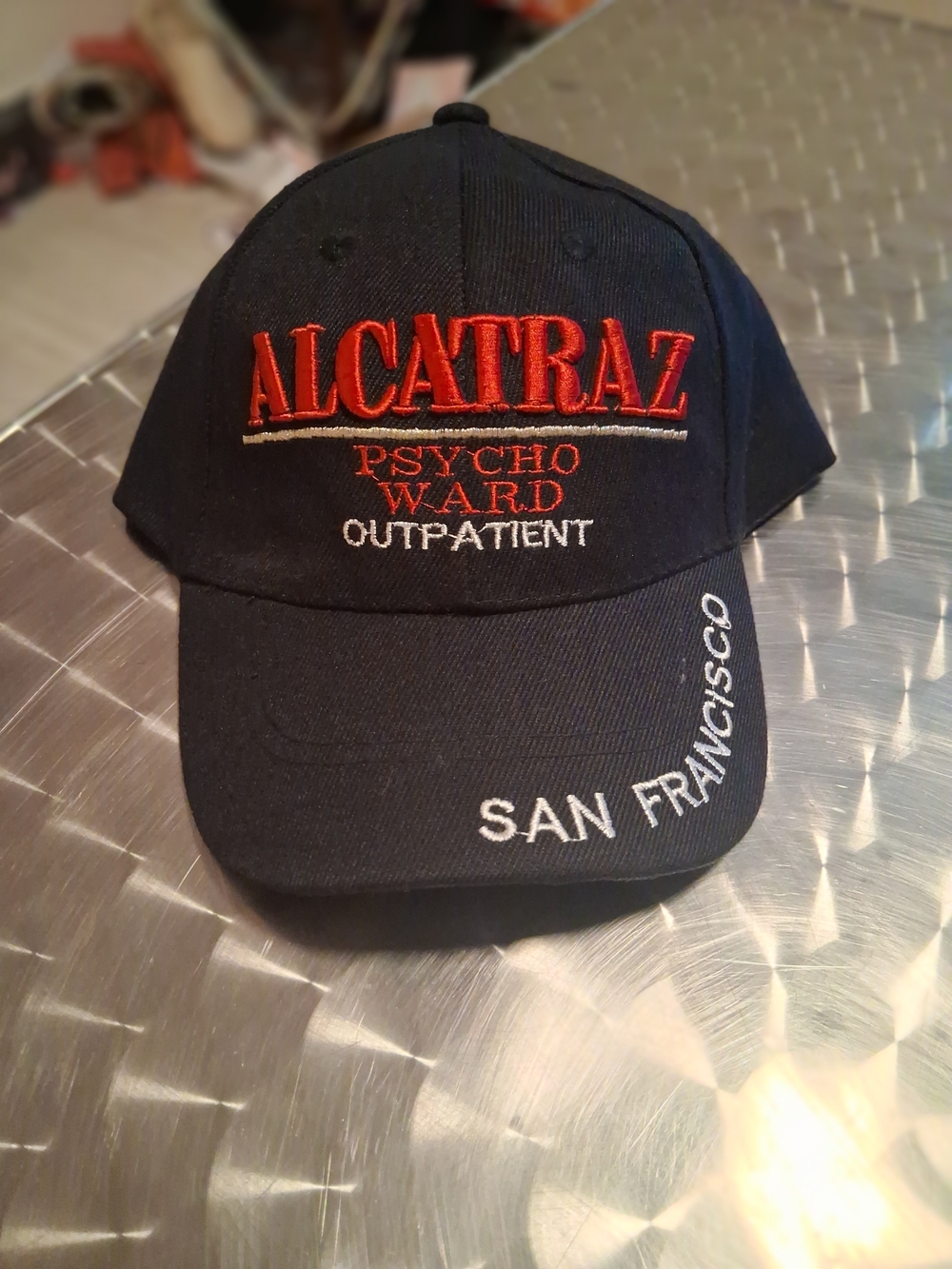 'Psycho Ward Outpatient' San Francisco Black Baseball Cap